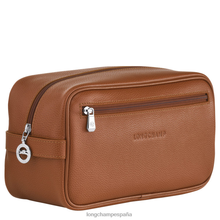 Longchamp neceser le foulonne caramelo hombres bolsas 064LB874
