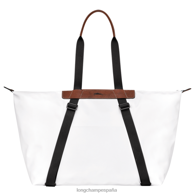 Longchamp X D'heygere bolsa de viaje/mochila blanco hombres bolsas 064LB833