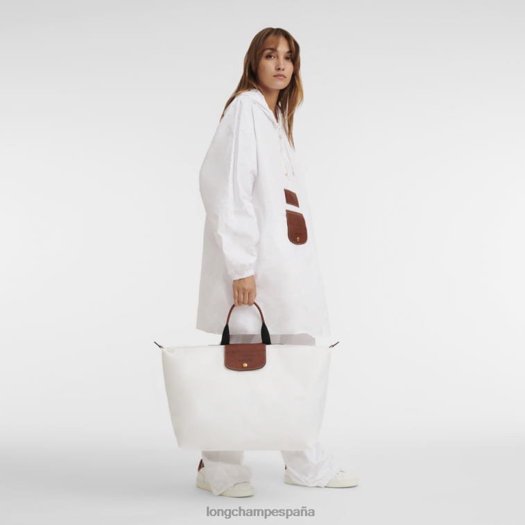 Longchamp X D'heygere bolsa de viaje/mochila blanco hombres bolsas 064LB833
