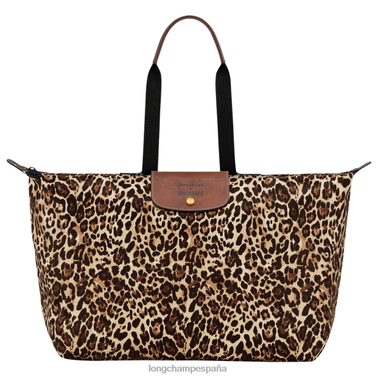Longchamp X D'heygere bolsa de viaje/mochila estampado de pantera hombres bolsas 064LB831