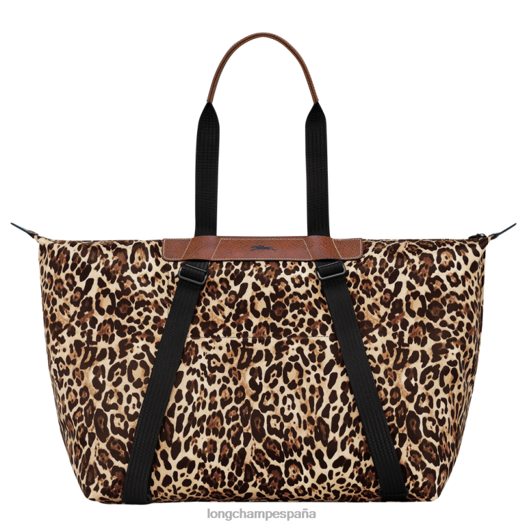 Longchamp X D'heygere bolsa de viaje/mochila estampado de pantera hombres bolsas 064LB831