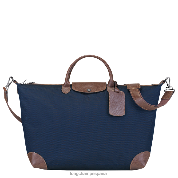 Longchamp bolsa de viaje boxford azul hombres bolsas 064LB770