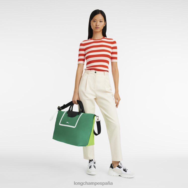 Longchamp bolsa de viaje colección le pliage hierba/luz verde hombres bolsas 064LB777
