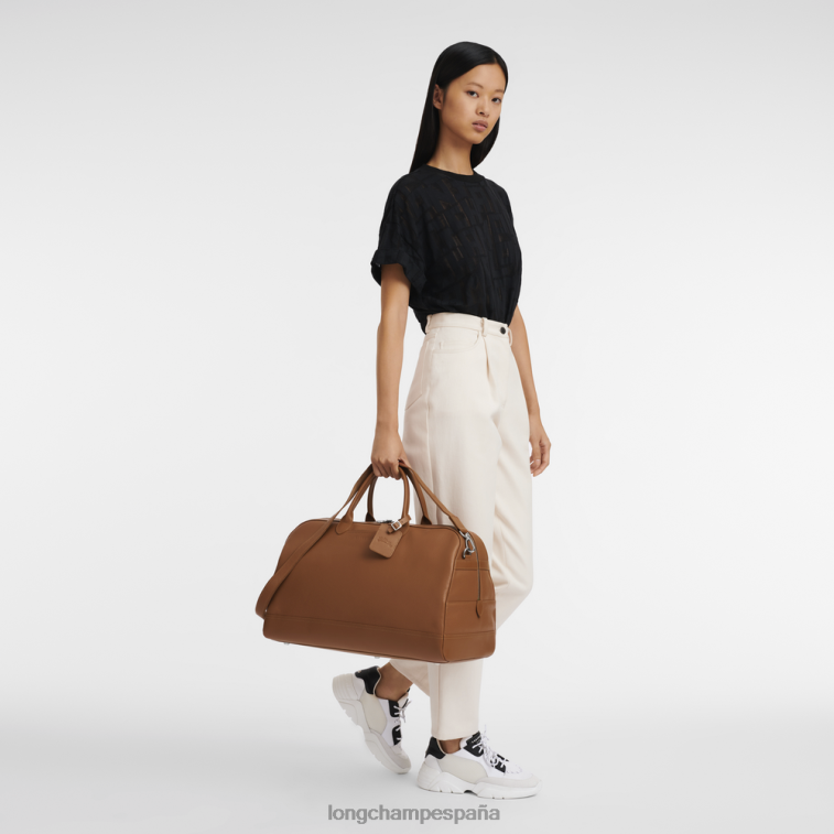 Longchamp bolsa de viaje le foulonne caramelo hombres bolsas 064LB825