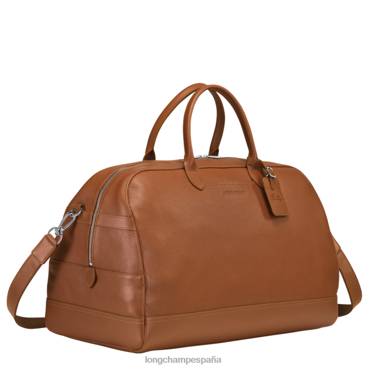 Longchamp bolsa de viaje le foulonne caramelo hombres bolsas 064LB825