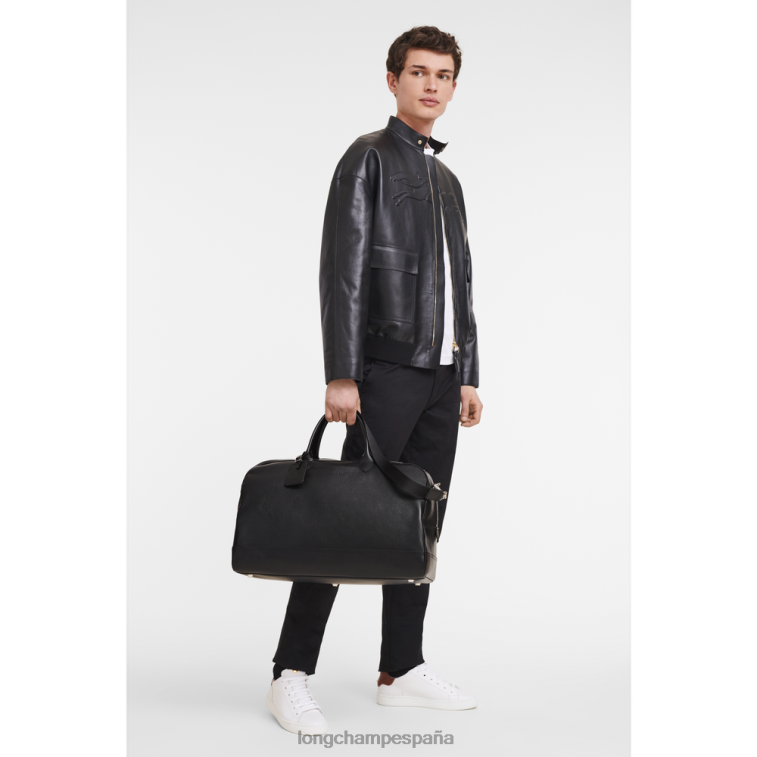 Longchamp bolsa de viaje le foulonne negro hombres bolsas 064LB823