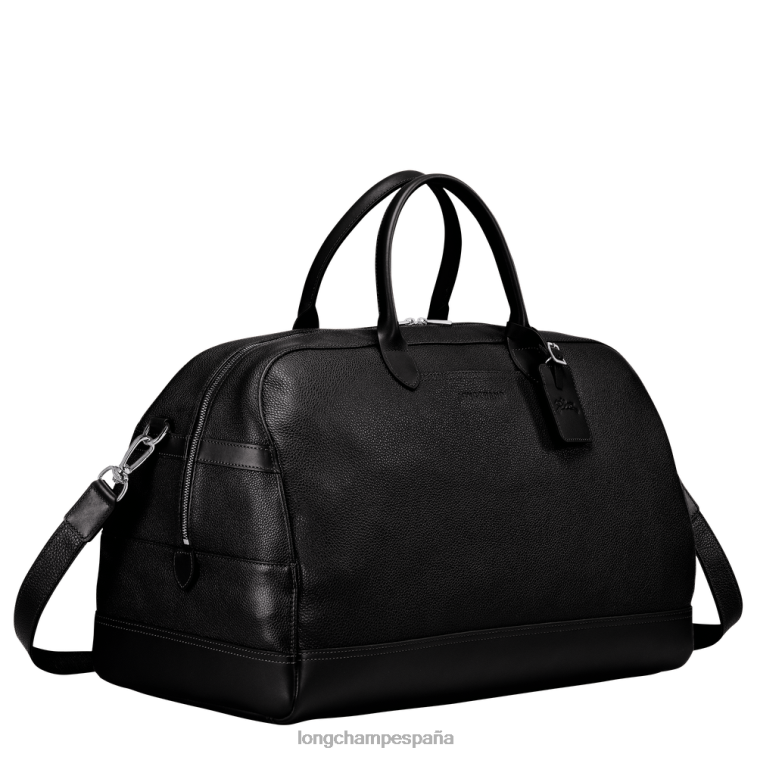 Longchamp bolsa de viaje le foulonne negro hombres bolsas 064LB823