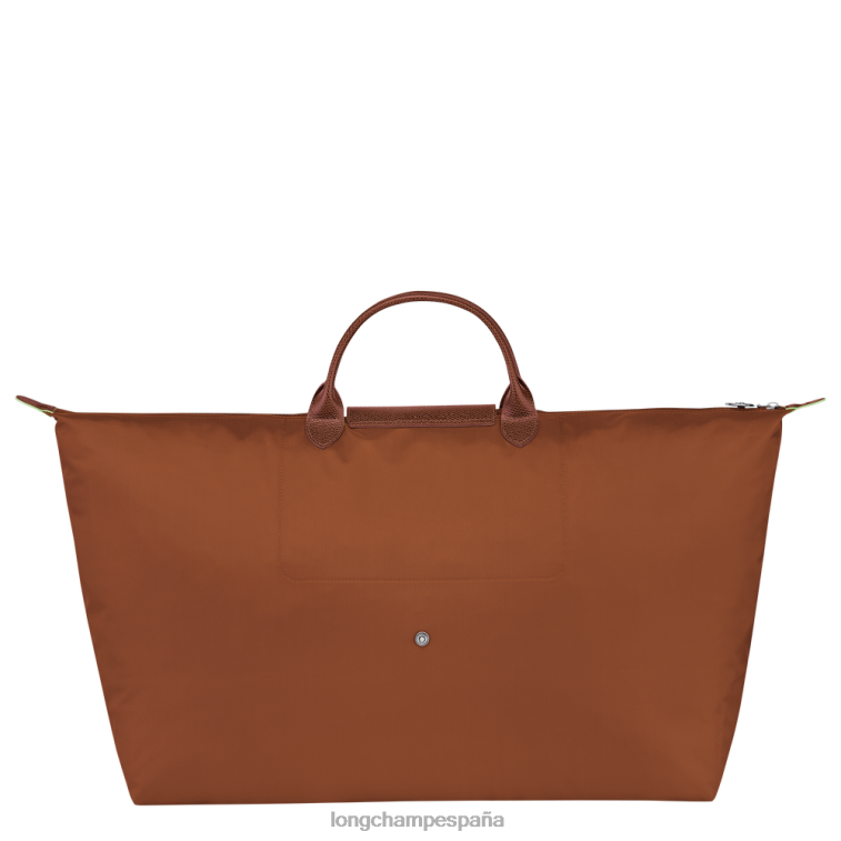 Longchamp bolsa de viaje verde le pliage coñac hombres bolsas 064LB795