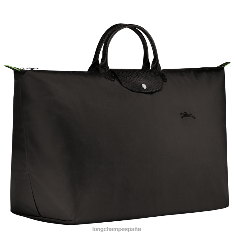 Longchamp bolsa de viaje verde le pliage negro hombres bolsas 064LB793