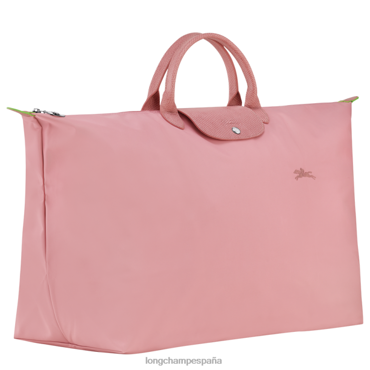 Longchamp bolsa de viaje verde le pliage rosa pétalo hombres bolsas 064LB799
