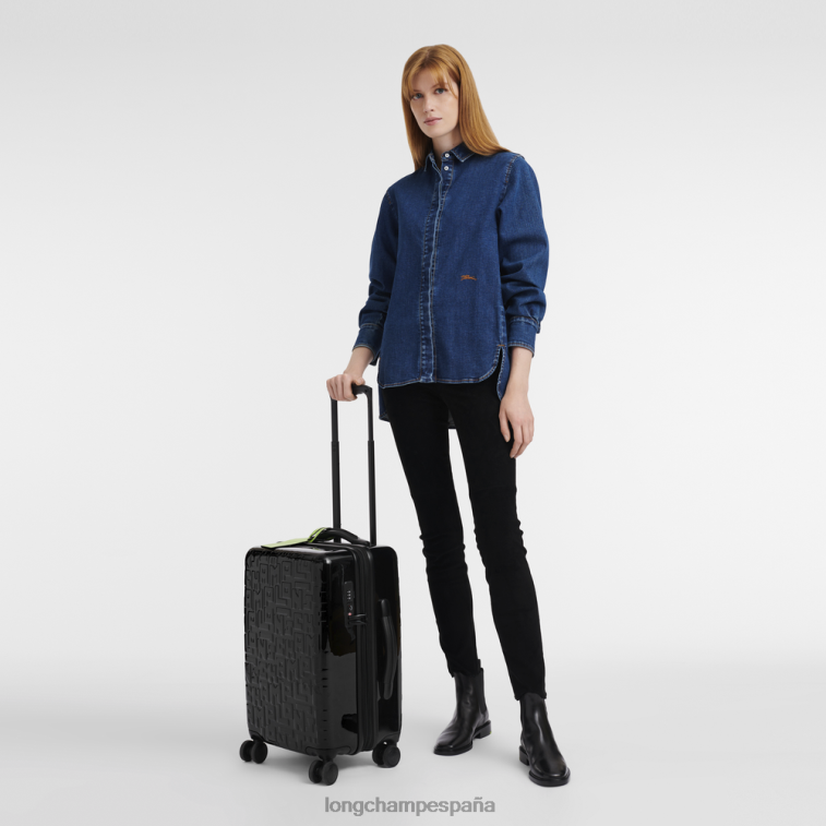 Longchamp maleta de viaje lgp negro hombres bolsas 064LB842