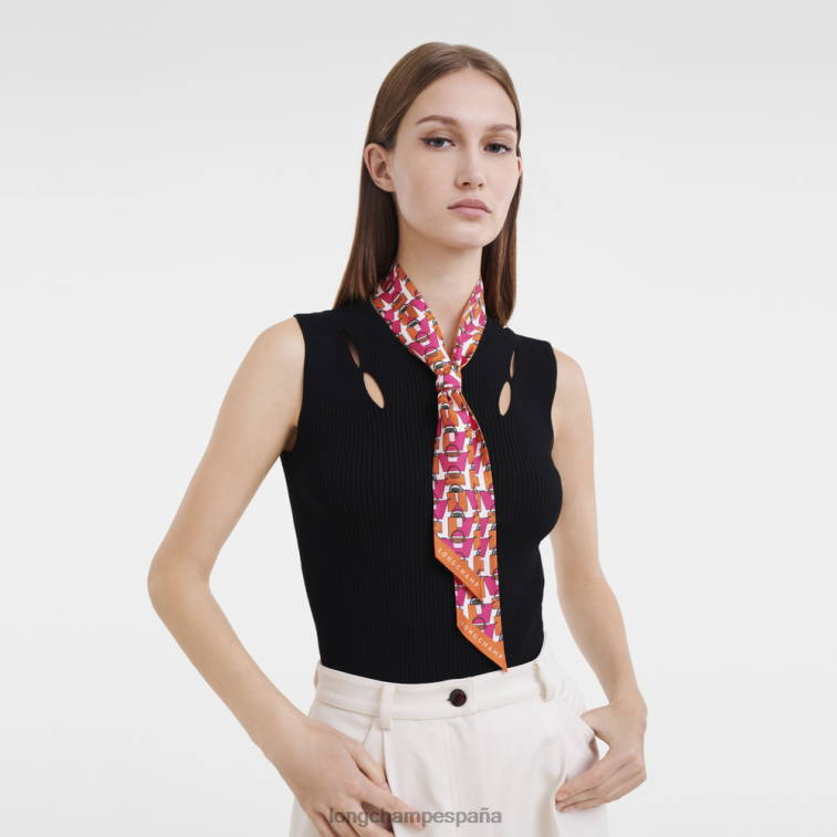 Longchamp bandeau colección primavera/verano 2023 naranja mujer accesorios 064LB1023