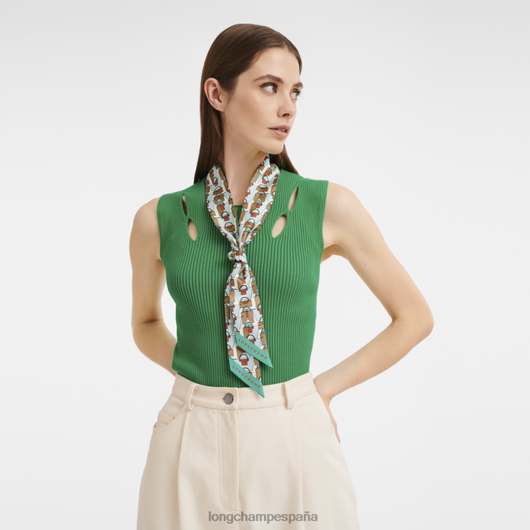 Longchamp bandeau colección primavera/verano 2023 turquesa mujer accesorios 064LB1024