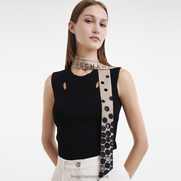 Longchamp bandeau colección primavera/verano 2023 negro mujer accesorios 064LB1066