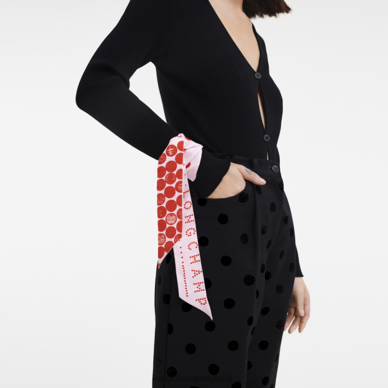 Longchamp bandeau colección primavera/verano 2023 rosa mujer accesorios 064LB1067