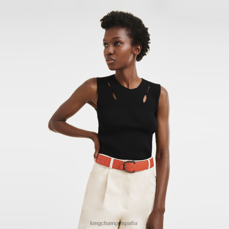 Longchamp cinturón 3d naranja mujer accesorios 064LB948