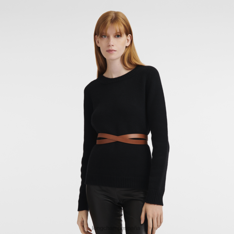 Longchamp cinturón de trote de caja coñac mujer accesorios 064LB946