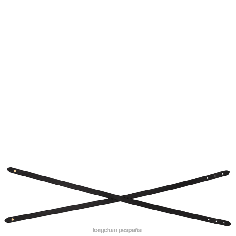 Longchamp cinturón de trote de caja negro mujer accesorios 064LB953