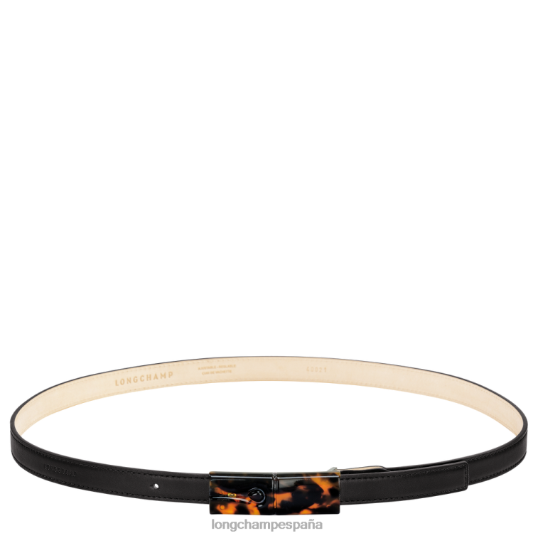 Longchamp cinturón rosa negro mujer accesorios 064LB907