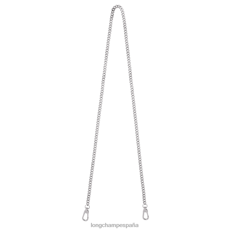 Longchamp correa de hombro con cadena plata mujer accesorios 064LB1082 Longchamp correa de hombro con cadena plata mujer accesorios 064LB1082