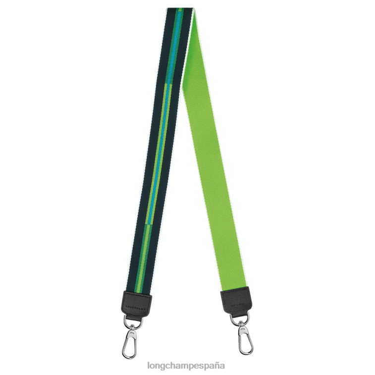 Longchamp correa de hombro con rayos luz verde mujer accesorios 064LB1077