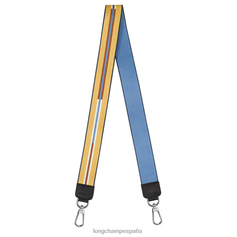 Longchamp correa de hombro con rayos niebla azul mujer accesorios 064LB1078