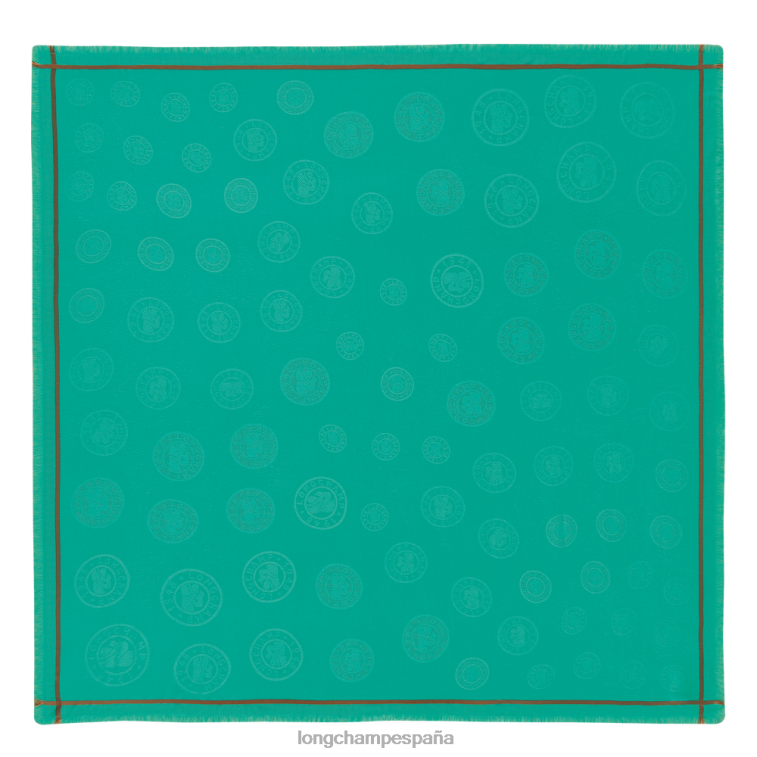 Longchamp chal colección primavera/verano 2023 turquesa mujer accesorios 064LB977