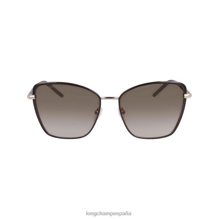 Longchamp colección primavera/verano 2023 gafas de sol marrón/caqui mujer accesorios 064LB888