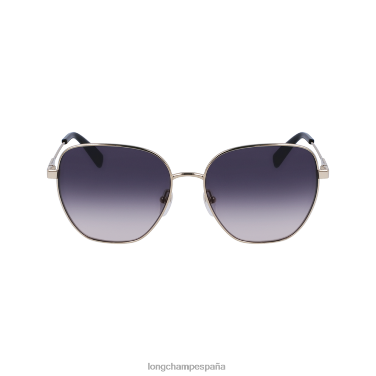 Longchamp colección primavera/verano 2023 gafas de sol melocotón/gris mujer accesorios 064LB16