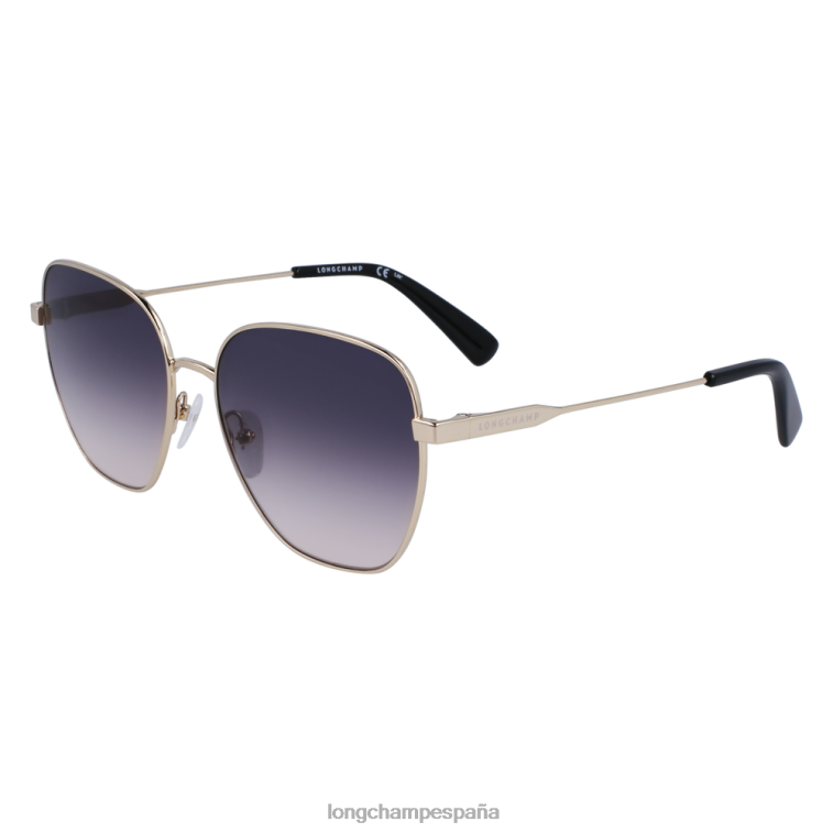 Longchamp colección primavera/verano 2023 gafas de sol melocotón/gris mujer accesorios 064LB16