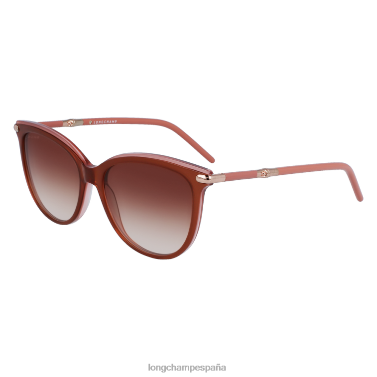 Longchamp colección primavera/verano 2023 gafas de sol rosa marrón mujer accesorios 064LB892