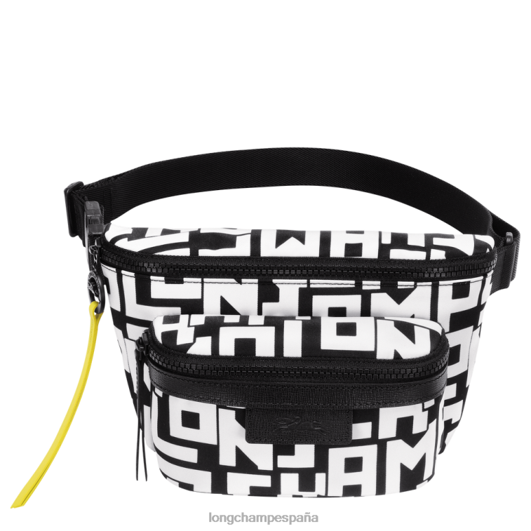 Longchamp riñonera le pliage lgp blanco negro mujer bolsas 064LB455