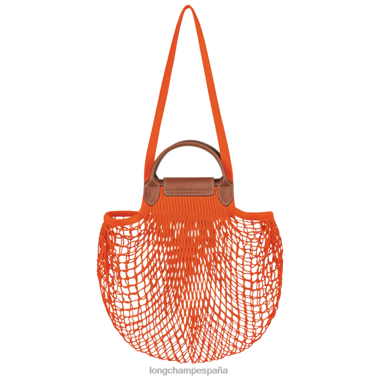 Longchamp bolsa de malla filet le pliage naranja mujer bolsas 064LB3