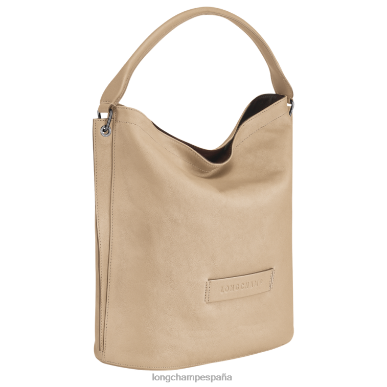 Longchamp bolso hobo 3d beige mujer bolsas 064LB399