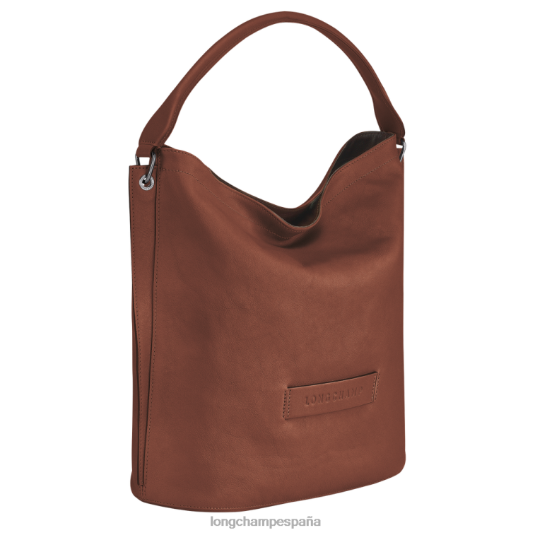 Longchamp bolso hobo 3d coñac mujer bolsas 064LB402