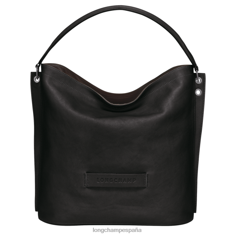 Longchamp bolso hobo 3d negro mujer bolsas 064LB398