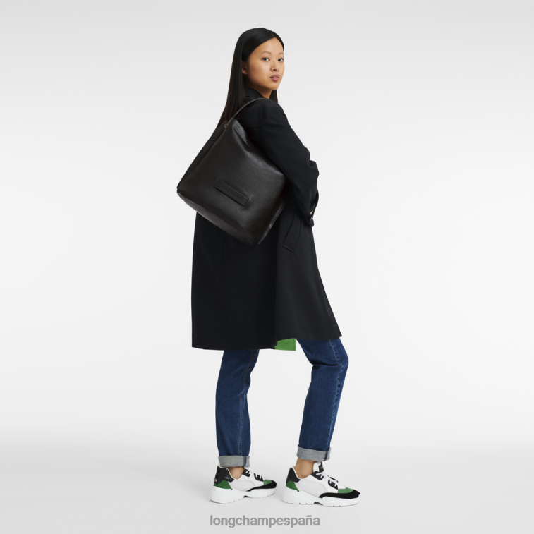 Longchamp bolso hobo 3d negro mujer bolsas 064LB398