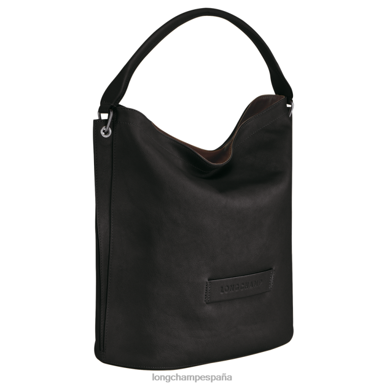 Longchamp bolso hobo 3d negro mujer bolsas 064LB398