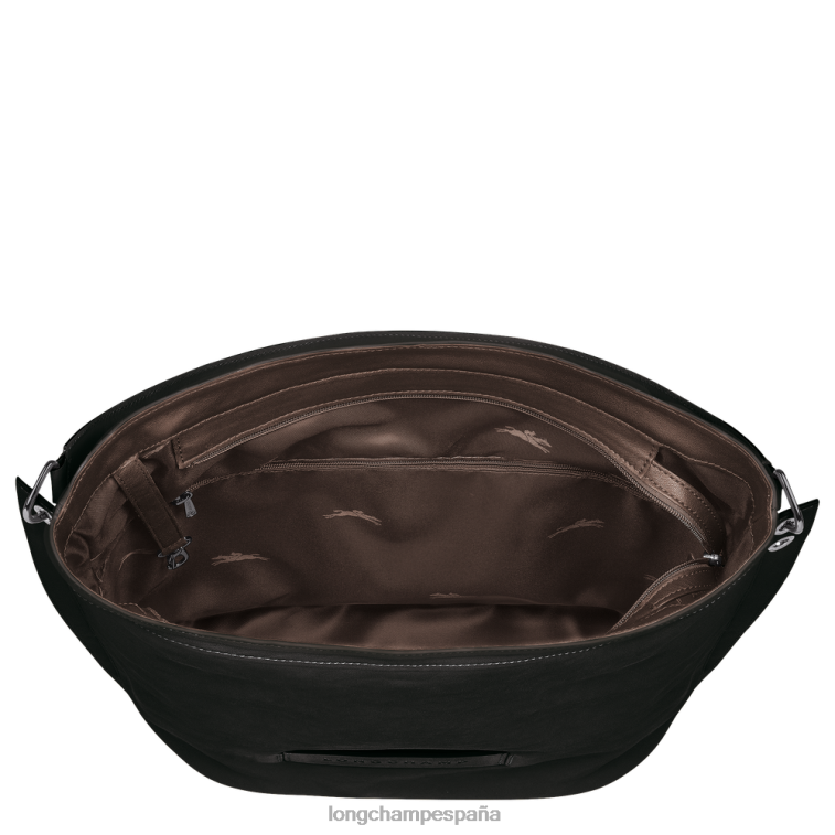 Longchamp bolso hobo 3d negro mujer bolsas 064LB398