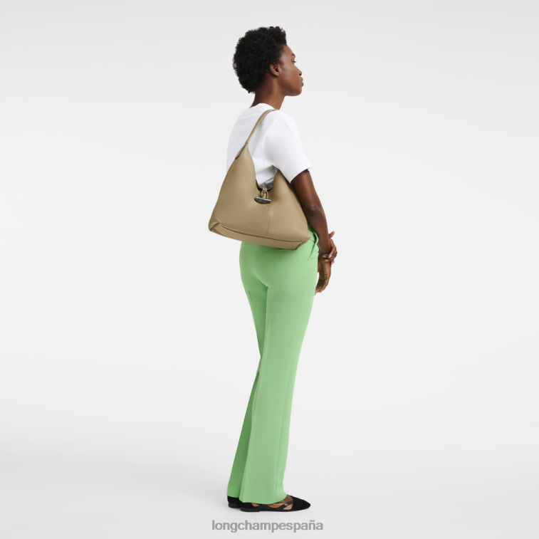 Longchamp bolso hobo esencial roseau beige mujer bolsas 064LB32