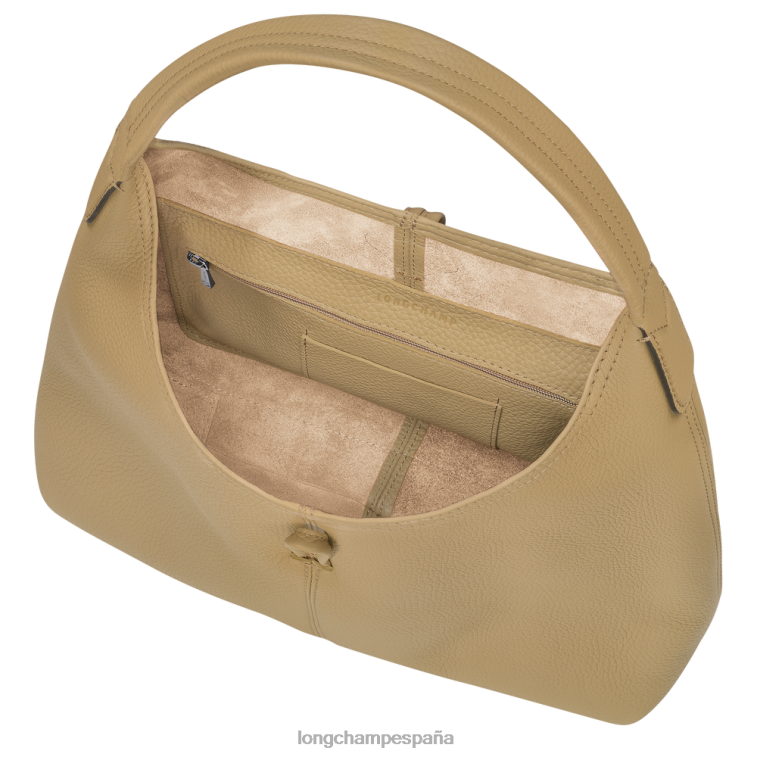 Longchamp bolso hobo esencial roseau beige mujer bolsas 064LB32