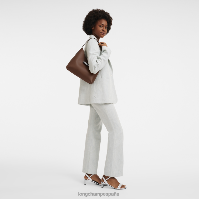 Longchamp bolso hobo roseau ébano mujer bolsas 064LB365