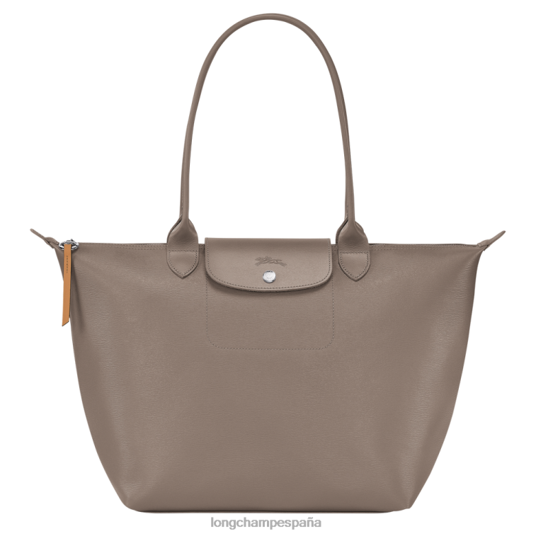 Longchamp bolso shopper le pliage city gris pardo mujer bolsas 064LB349