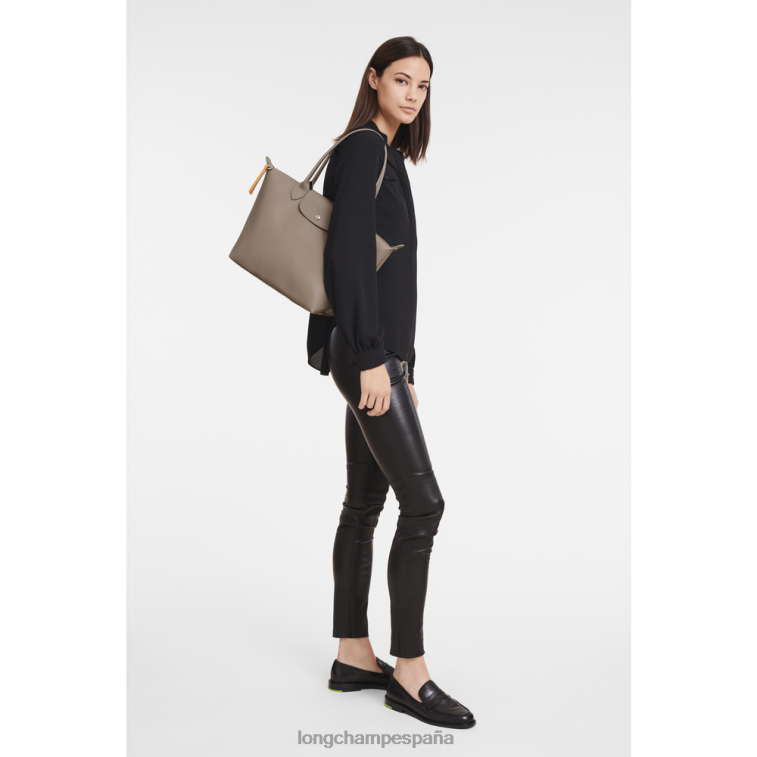 Longchamp bolso shopper le pliage city gris pardo mujer bolsas 064LB353