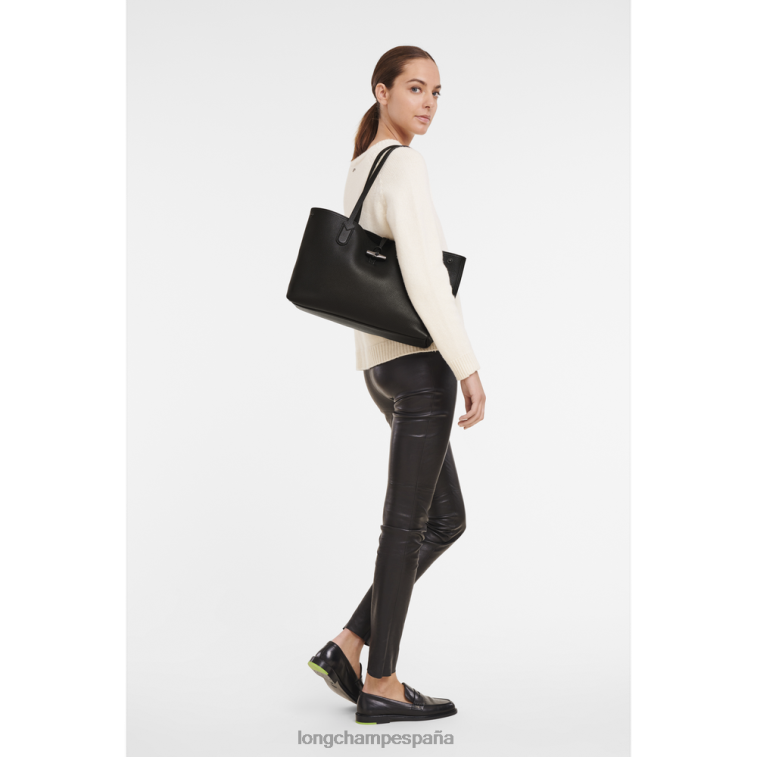 Longchamp bolso shopper roseau esencial negro mujer bolsas 064LB360