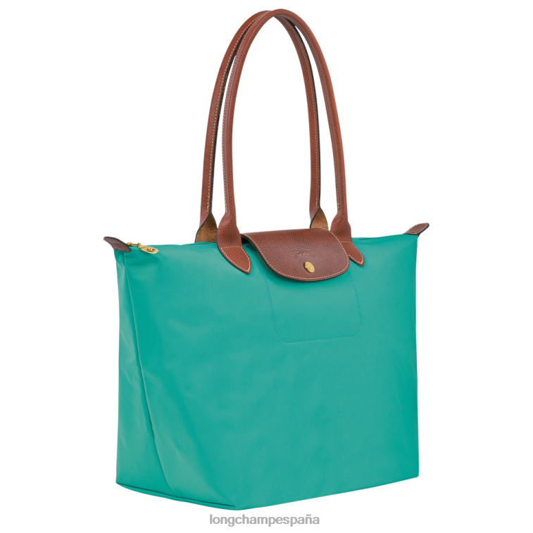 Longchamp bolso tote le pliage original turquesa mujer bolsas 064LB418
