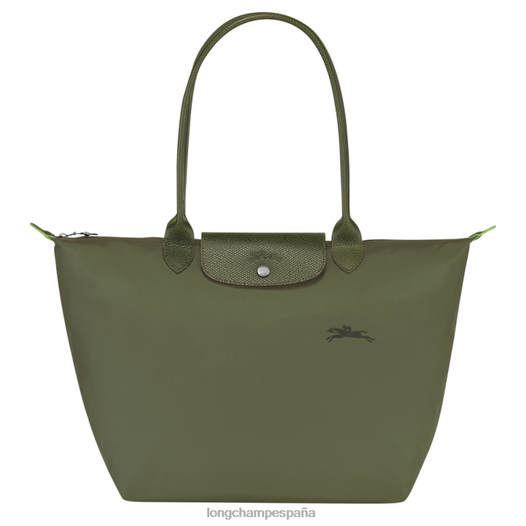 Longchamp bolso tote le pliage verde bosque mujer bolsas 064LB403