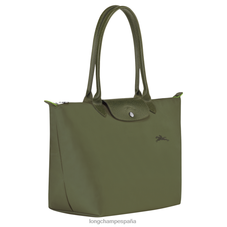 Longchamp bolso tote le pliage verde bosque mujer bolsas 064LB403