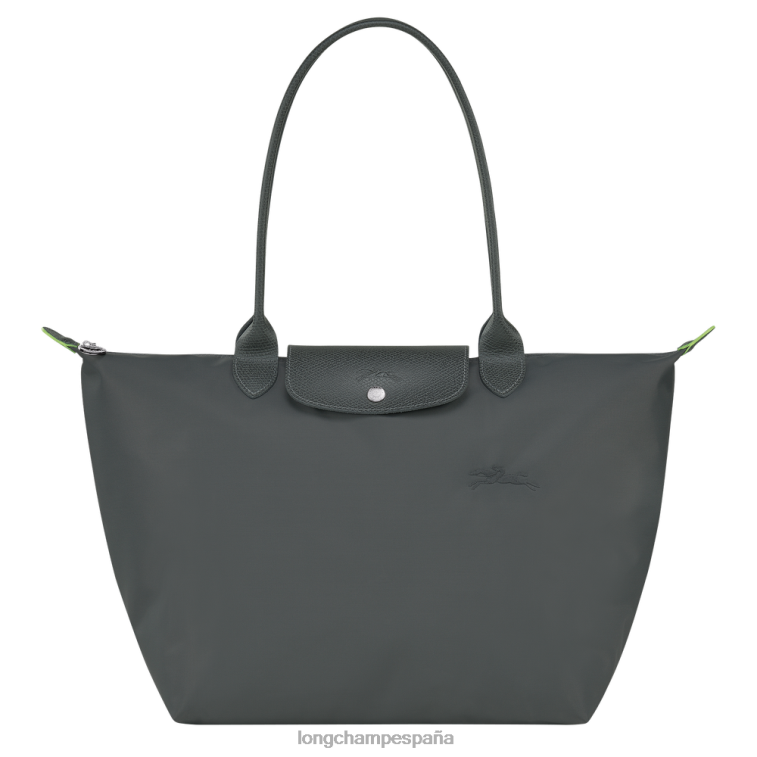 Longchamp bolso tote le pliage verde grafito mujer bolsas 064LB405