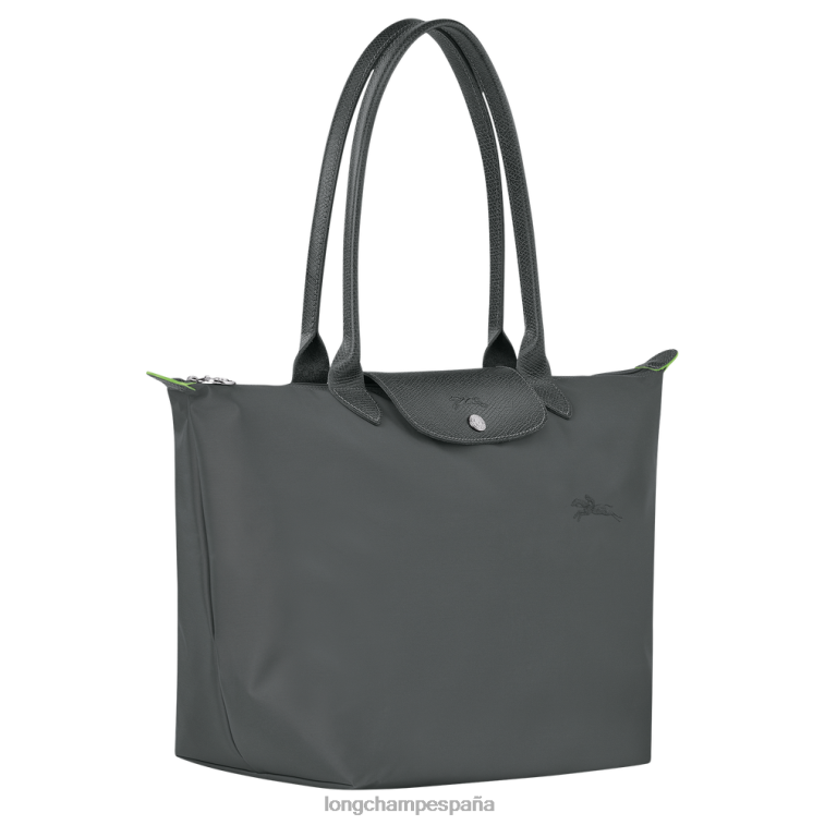 Longchamp bolso tote le pliage verde grafito mujer bolsas 064LB405